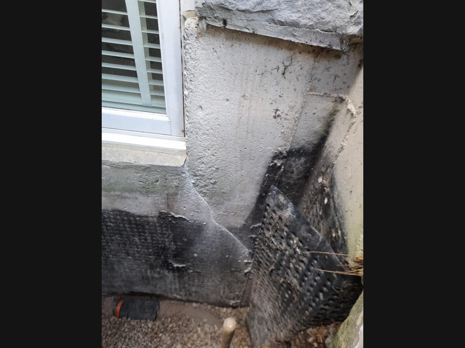 Weeping tile and drainage work on an Elmvale-area foundation